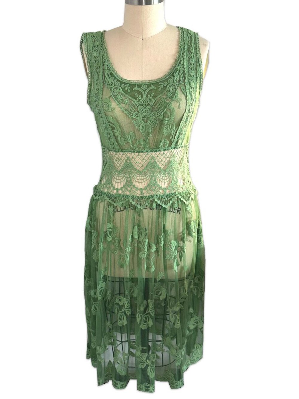 whimsical lace & mesh layering dress ♡
